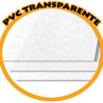 Tapas PVC transparente oficio