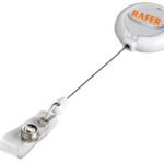 Sujeta credencial retráctil c/clip